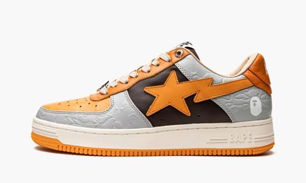Bape STA  Low Grey Orange
