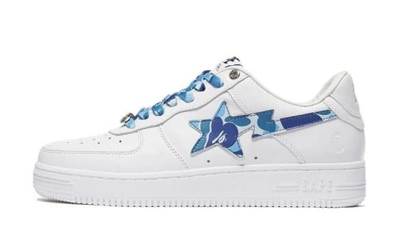 Bape STA Low White Blue
