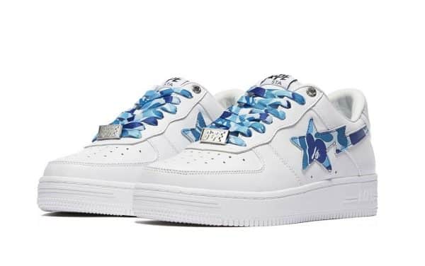 Bape STA Low White Blue – Image 3