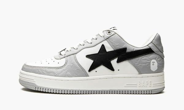 Bape STA Low White Grey