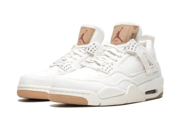 Nike Air Jordan 4 Retro NRG White Levis - Image 2