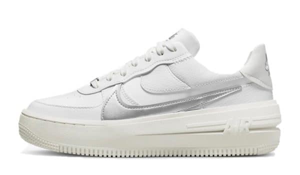Nike Air Force 1 PLT.AF.ORM White Silver