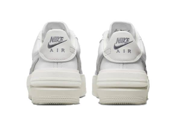 Nike Air Force 1 PLT.AF.ORM White Silver - Image 4