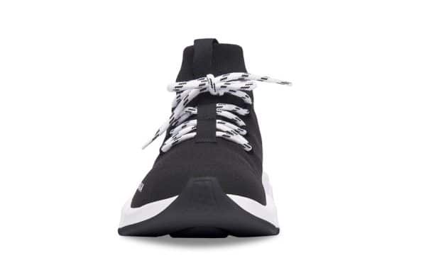 Balenciaga Speed Trainer Lace Up Black White – Image 2