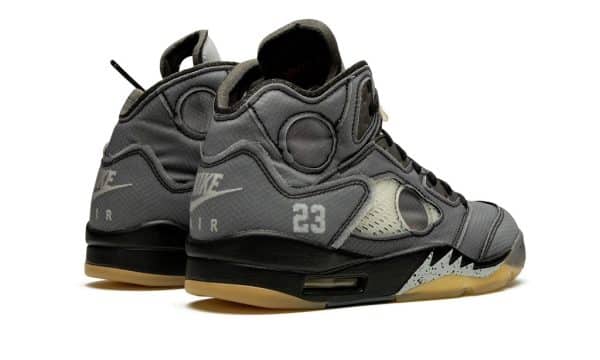 Nike Air Jordan 5 Retro Off-White Black - Image 3
