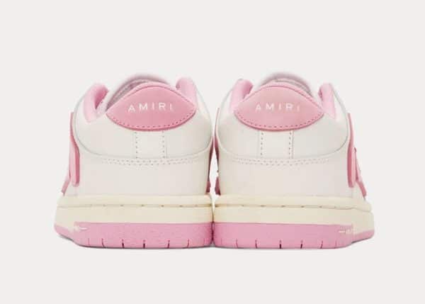 Amiri Skel Top Low White Pink – Image 3