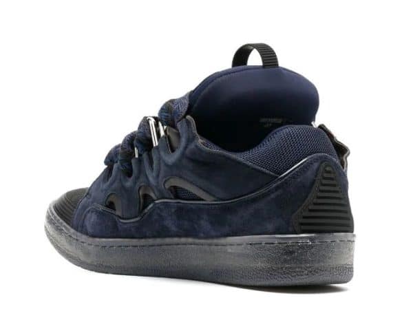 Lanvin Curb lace-up Sneakers Navyblue - immagine 3