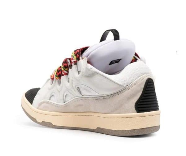 Lanvin Curb lace-up Sneakers White Classic – Image 3