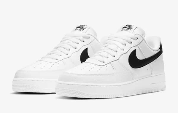 Nike Air Force 1 07 White Black Logo – KingWalk