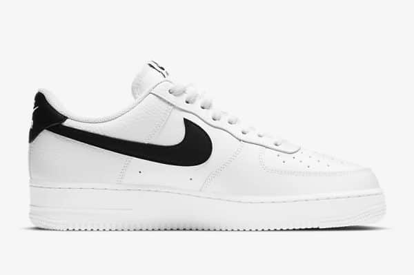 Nike Air Force 1 07 White Black Logo – KingWalk