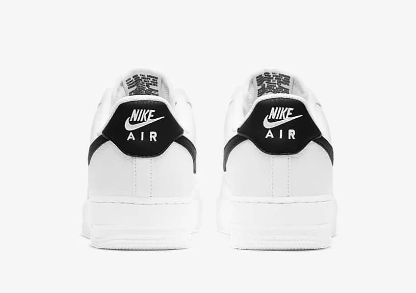 Nike Air Force 1 07 White Black Logo – KingWalk