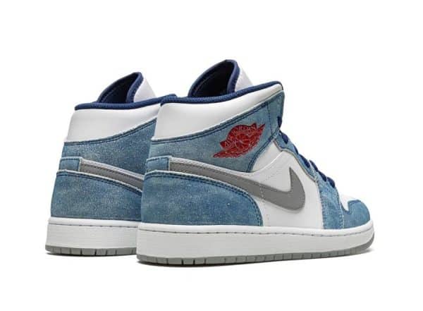 Nike Air Jordan 1 Mid French Blue Fire Red - Imagen 4