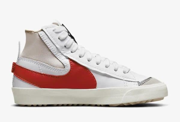 Nike Blazzer Mid 77 Jumbo Red Logo – Image 3