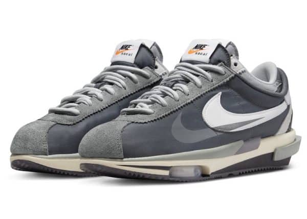 Nike Zoom Cortez x Sacai Iron Grey – Image 3