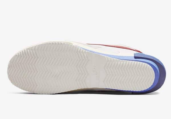 Nike Zoom Cortez x Sacai White University Red - Image 5