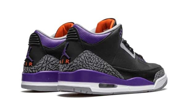 Nike Air Jordan 3 Retro Black Court Purple - immagine 3