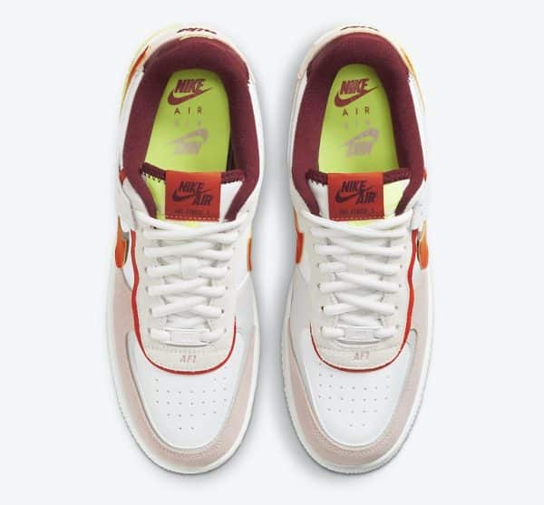 Nike Air force Shadow Red Orange Pearl – Image 3