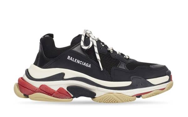 Balenciaga Triple S Black Red