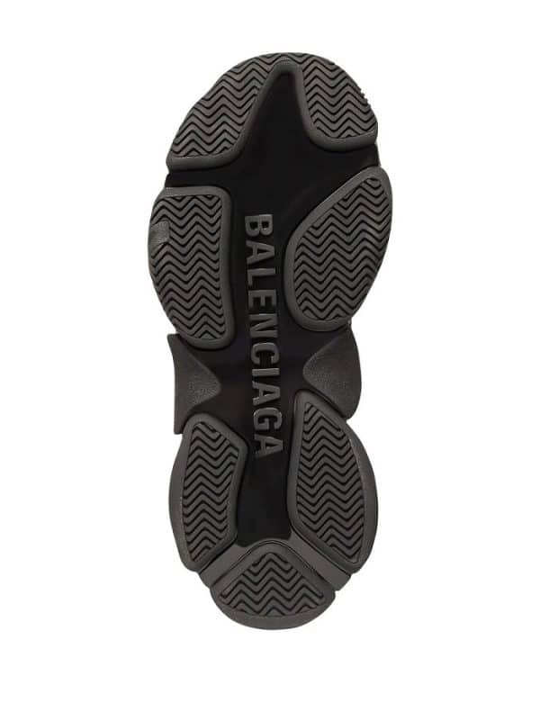 Balenciaga Triple S Logo Print Black - immagine 4