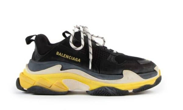 Balenciaga Triple S Black Yellow