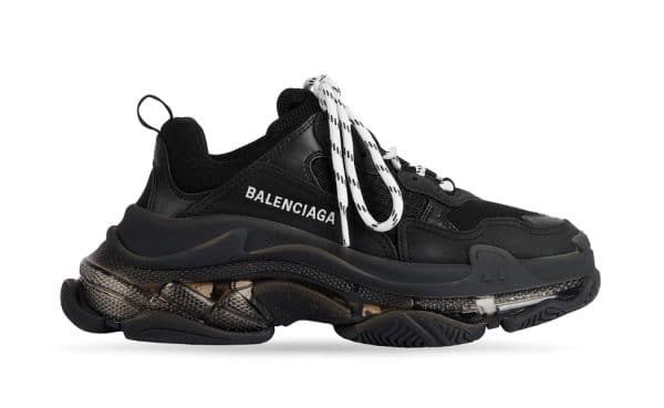 Balenciaga Triple S Clear Sole Black