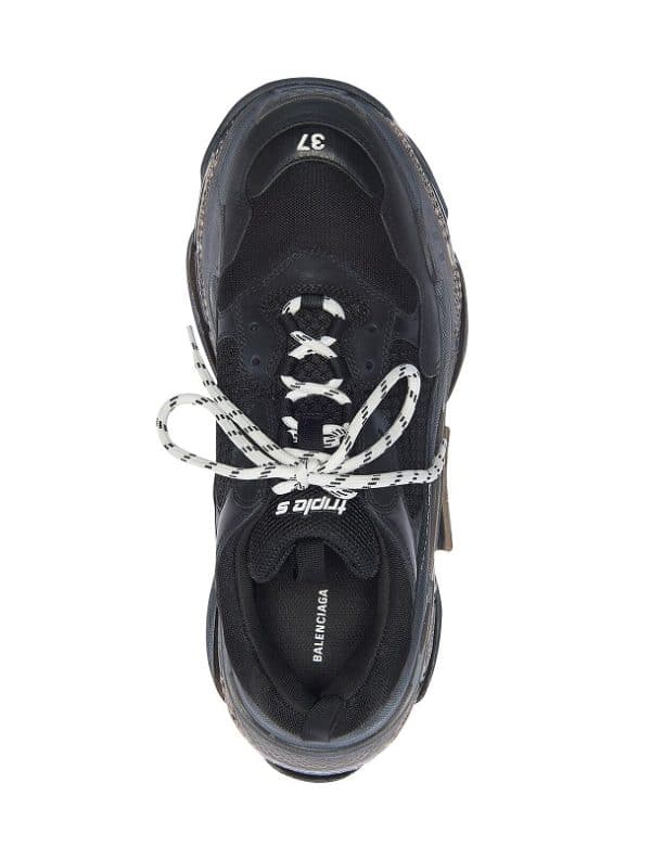 Balenciaga Triple S Clear Sole Black – Image 4