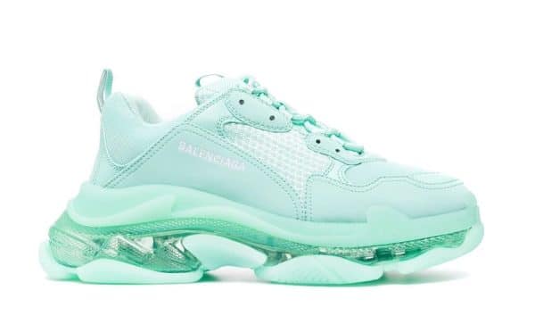 Balenciaga Triple S Clear Sole Fresh Mint Green