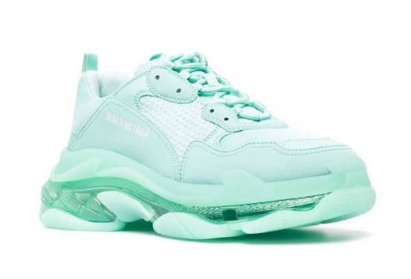 Balenciaga Triple S Clear Sole Fresh Mint Green – Image 2