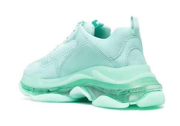 Balenciaga Triple S Clear Sole Fresh Mint Green – Image 3