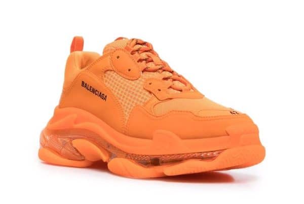 Balenciaga Triple S Clear Sole Orange – Image 3