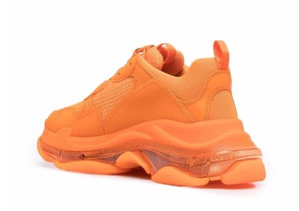 Balenciaga Triple S Clear Sole Orange – Image 2