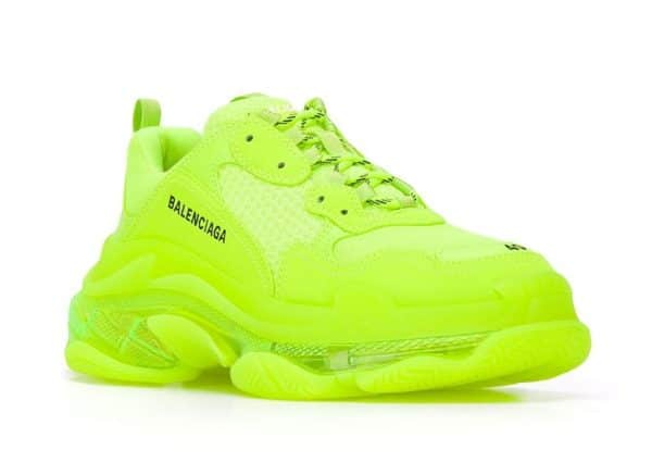 Balenciaga Triple S Clear Sole Yellow – Image 2
