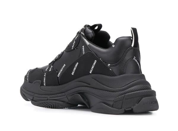 Balenciaga Triple S Black Logo - Image 3
