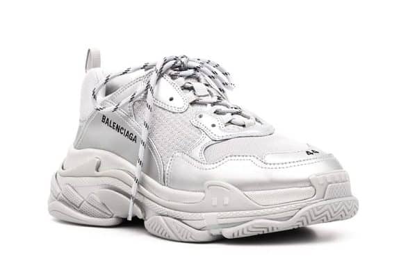 Balenciaga Triple S Metallic Silver - immagine 2