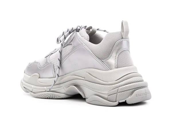 Balenciaga Triple S Metallic Silver - immagine 3