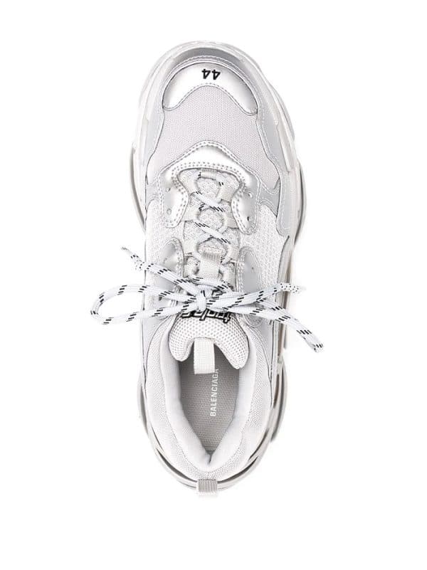 Balenciaga Triple S Metallic Silver - immagine 4