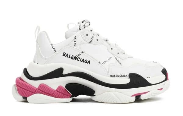 Balenciaga Triple S White Black Pink