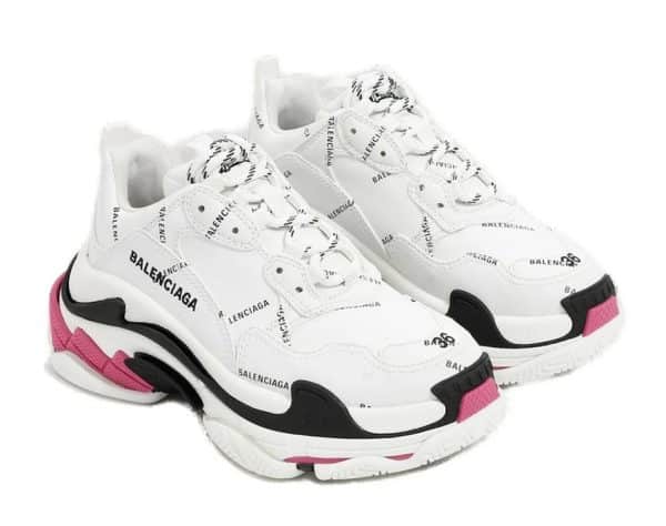 Balenciaga Triple S White Black Pink - Imagen 3