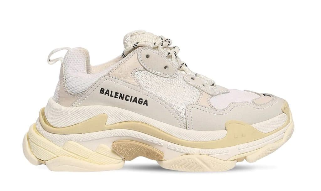 Balenciaga Triple S White Cream