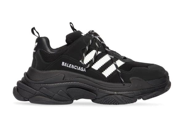 Balenciaga Triple S X Adidas Black