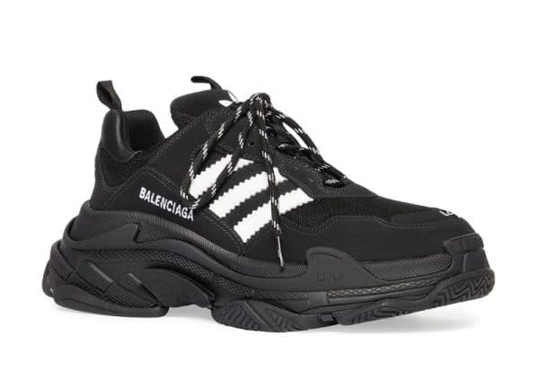 Balenciaga Triple S X Adidas Black – Image 2