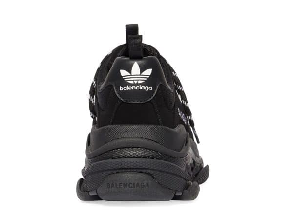 Balenciaga Triple S X Adidas Black – Image 3