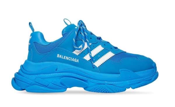 Balenciaga Triple S X Adidas Blue