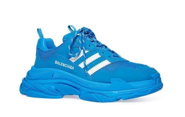Balenciaga Triple S X Adidas Blue - Imagen 2