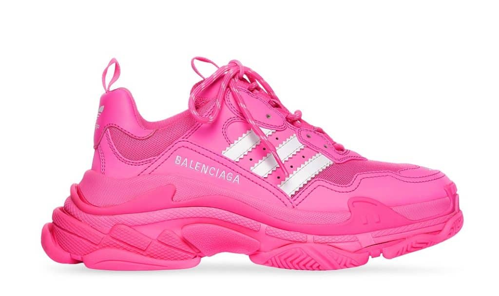 Balenciaga Triple S X Adidas Pink