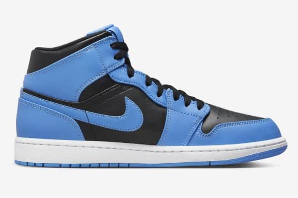 Nike AIr Jordan 1 Mid University Blue – Image 2