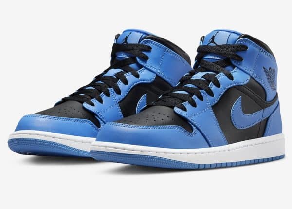 Nike AIr Jordan 1 Mid University Blue – Image 3