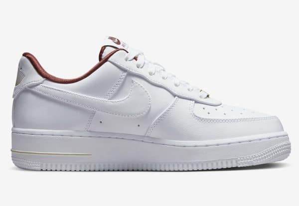 Nike Air Force 1 Low Just Do It Summit White Team Red - Image 2