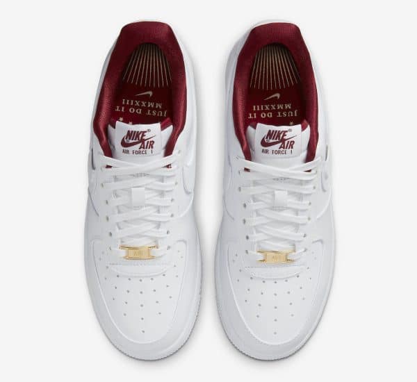 Nike Air Force 1 Low Just Do It Summit White Team Red - Image 3