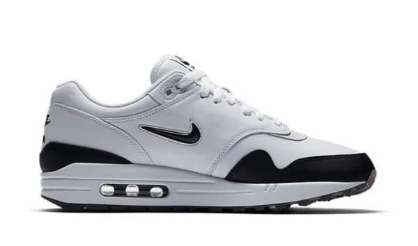 Nike Air Max 1 Jewel White and Black - Image 3